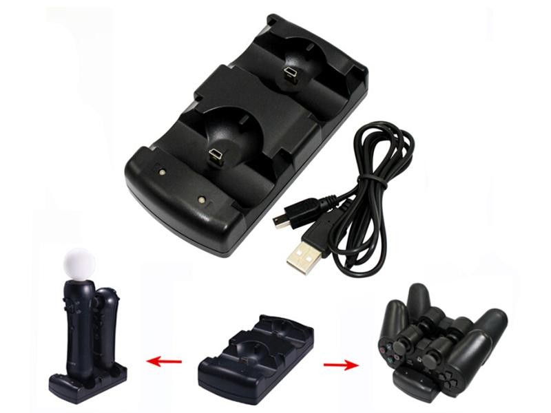 2in1 Dual Charger for Sony PS3 Controller