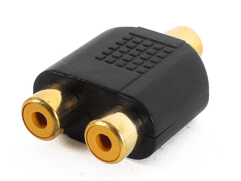 RCA Splitter Plug Adapter 1 Female to 2 Females 3pcs