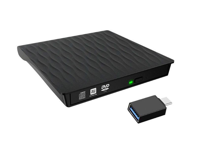 USB 3.0 Type C External CD DVD Writer Burner Player