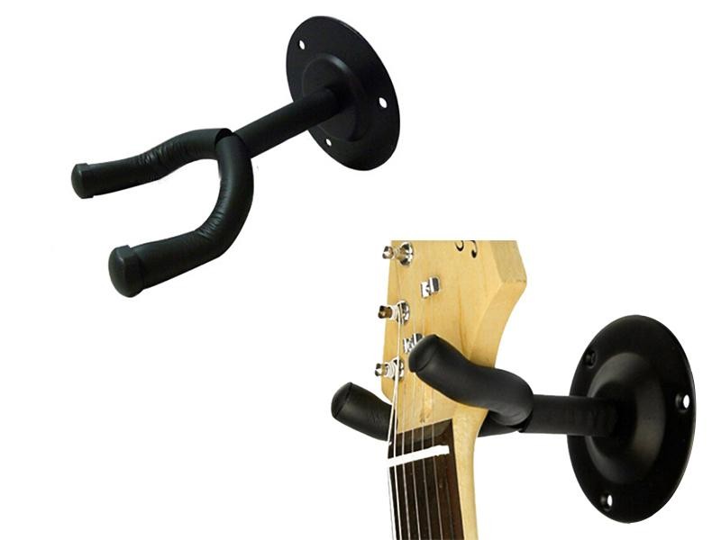 Heavy-Duty Foam-Padded Steel Guitar Hanger Wall Mount