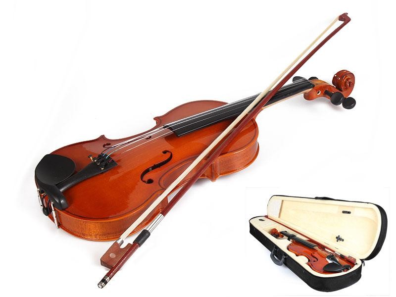 4/4 Full Size Wooden Violin Set CASE INCLUDED