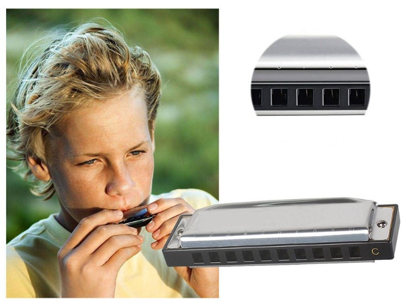 10 Holes Key of C Harmonica