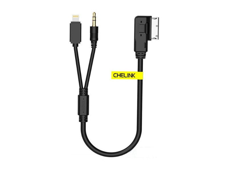 3.5mm AUX Audio Cable Adapter for Audi iPhone iPad