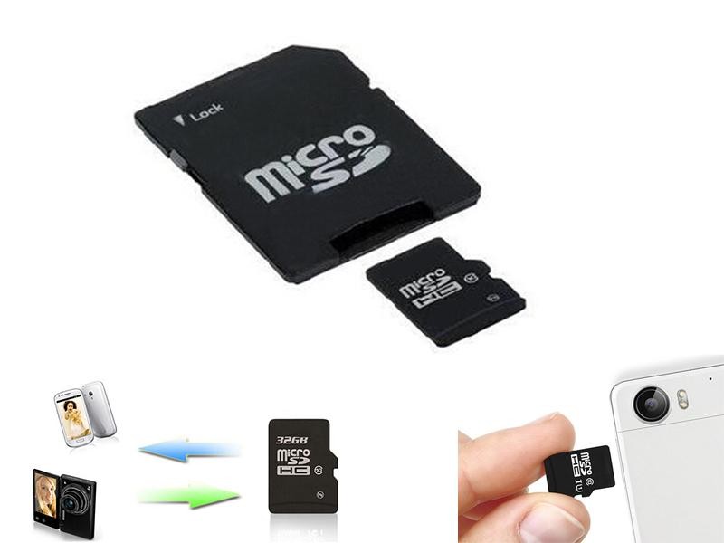 32GB Micro SD Memory Card Class 10 with Adapter