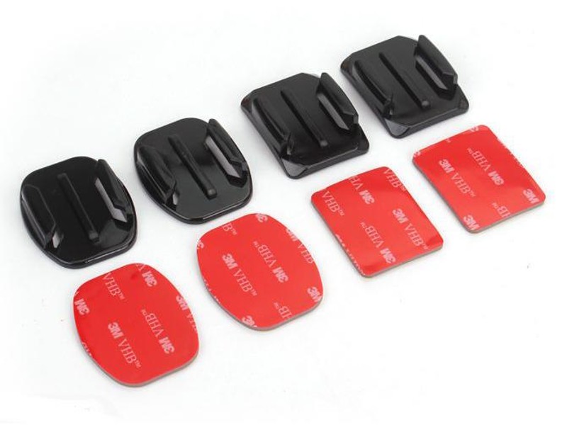 3M Adhesive Flat & Curved Mount for GoPro Hero 4pcs