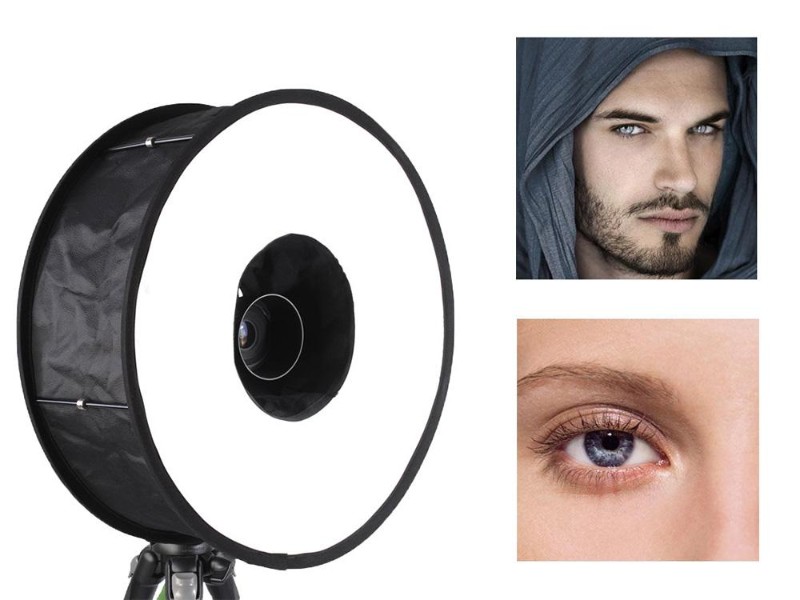 45cm Foldable Ring Speedlight Softbox with Carry Bag