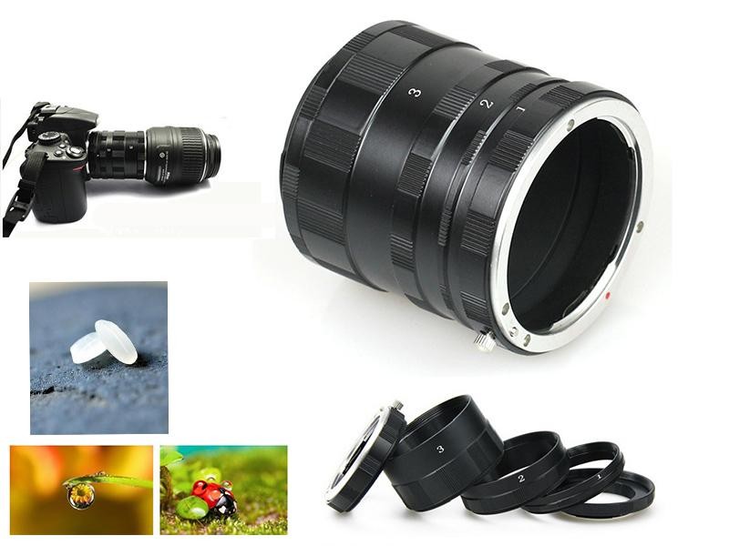 Macro Extension Tube Set for Nikon Cameras