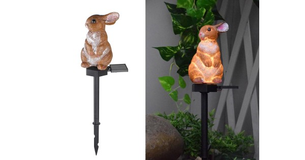Garden Solar Light Outdoor Rabbit Decoration Lights - NZ$9.91 | eMax.co.nz