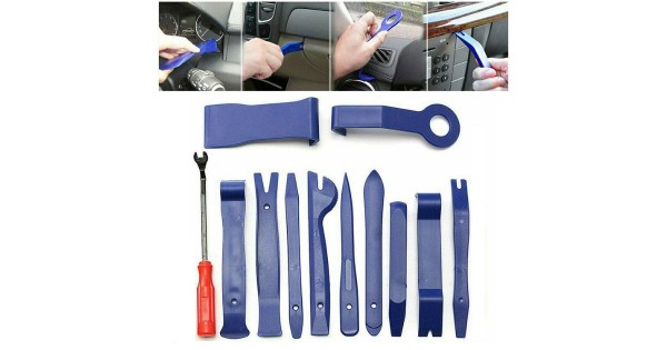 thumbnail image 2 of CarBole 12-Piece Car Radio & Trim Removal Tool Kit - Pry Tools For Dash & Door Panels 2 of 6