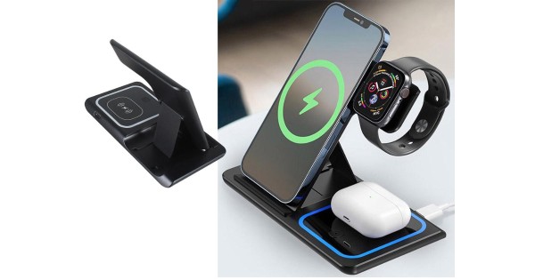 3 In 1 Super Fast Wireless Charger Station - NZ$23.45 | eMax.co.nz