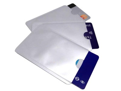 4 X RFID Blocking Credit Card Protection Sleeves
