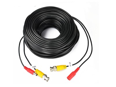 CCTV Security Camera Video DC Power Cable 20M
