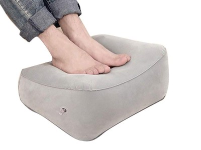 Inflatable Travel Foot Rest Pillow