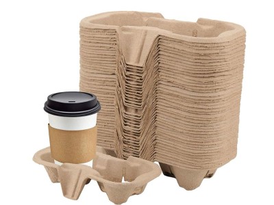 50pcs Disposable Drink Carrier Tray