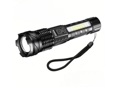 Rechargeable LED Flashlight & Spotlight, 7 Light Modes