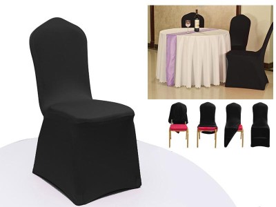 Black Lycra Chair Cover