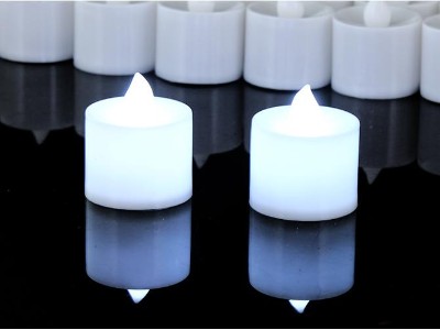 LED Tea Light Candles 24pcs White Light