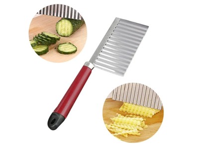 Potato Wavy Edged Cooking Cutter Knife
