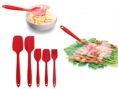 Seamless Silicone Spatula Set  5pcs