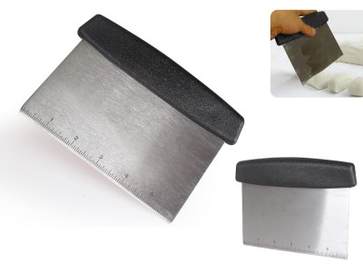 Stainless Steel Dough Scraper with Scale