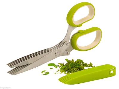 Herb Scissors Stainless Steel 5-Blade Multi-Cutter