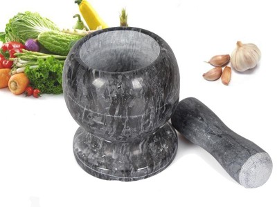 Mortar & Pestle Set Kitchen Ginger Garlic Herb