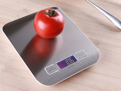 LCD Stainless Steel Platform Digital Kitchen Scale
