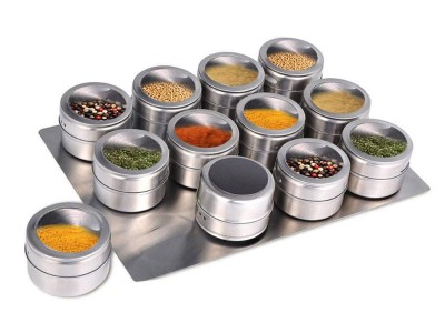 Food Storage Containers Spice Jars 12pcs