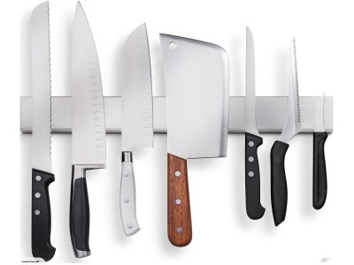 Wall Mounted Magnetic Knife Holder, 41cm Stainless Steel