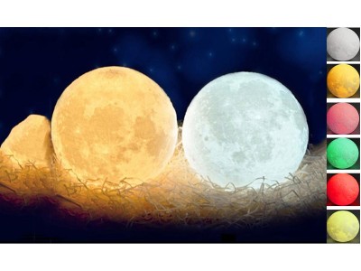 3D Printing LED Moon Lamp