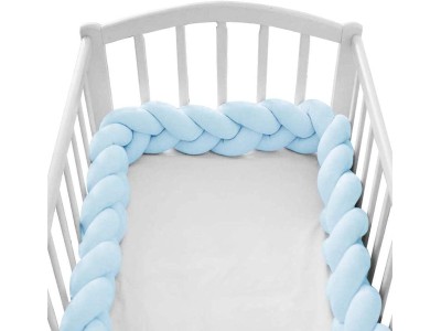 2M Baby Crib Bumper Plush Nursery Decor