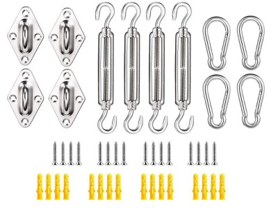 Shade Sail Kit Hardware Kit - Stainless Steel