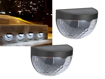 Round Solar Garden Light LED Fence Light