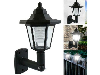 Solar Retro Hexagonal Wall Light