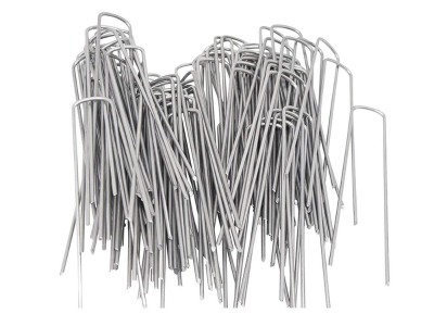 Weedmat Pins Weed Mat Pegs Ground Staples x100