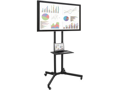 Mobile TV Stand with Wheels for 32