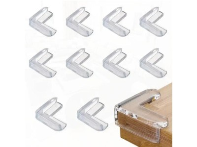 10x Clear Silicone Child Safety Corner Guards | PVC