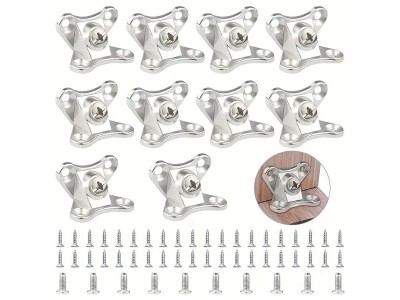 Butterfly Corner Brace 10-Pack | Zinc Alloy Furniture Connectors