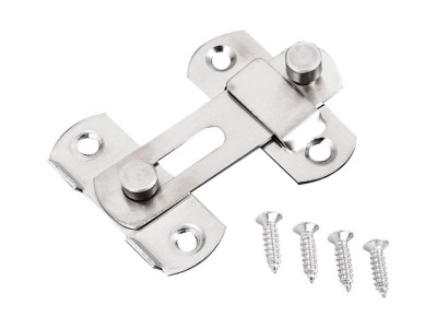 Stainless Steel Hasp Latch Lock - Sliding Door Security NZ