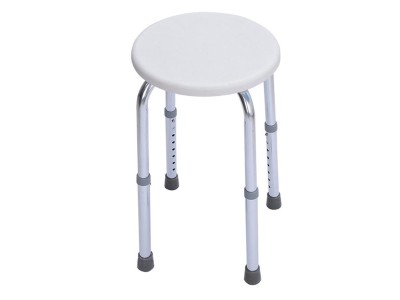 Adjustable Round Shower Stool for Seniors & Disabled