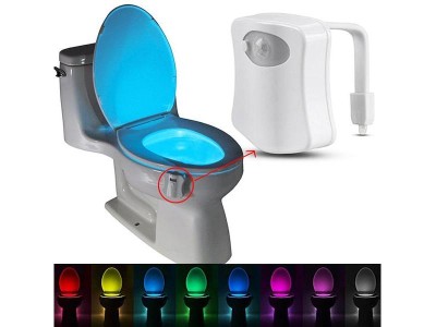 8 Colors Motion Sensor Toilet Nightlight