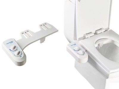 Dual Nozzle Non-Electric Bidet Toilet Attachment