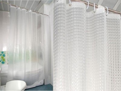 Waterproof Shower Curtain Fashion 3D EVA Ice 1.8M x 1.8M