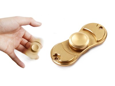 Metal Stress Reliever Fidget Spinner - Gold