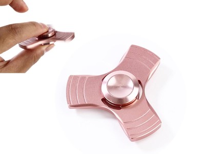 Triangle Stress Reliever Fidget Spinner - Rose Gold