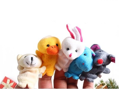Kids Educational Finger Puppets -10 Animals