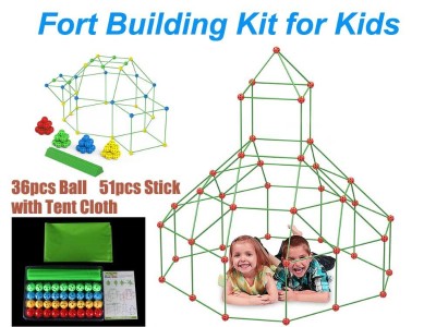 Kids Tent Childrens DIY Kits for Fort + Tent Cloth