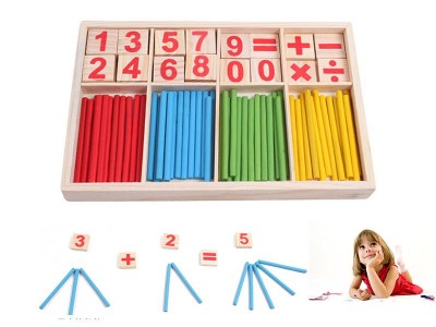 Educational Toy - Counting Number Math Wooden Toy