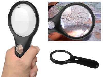 3 LED Handheld Magnifier Jeweler Watch Repair Kit