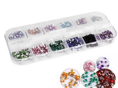 Nail Art Detailing Rhinestones Case of 3000pcs